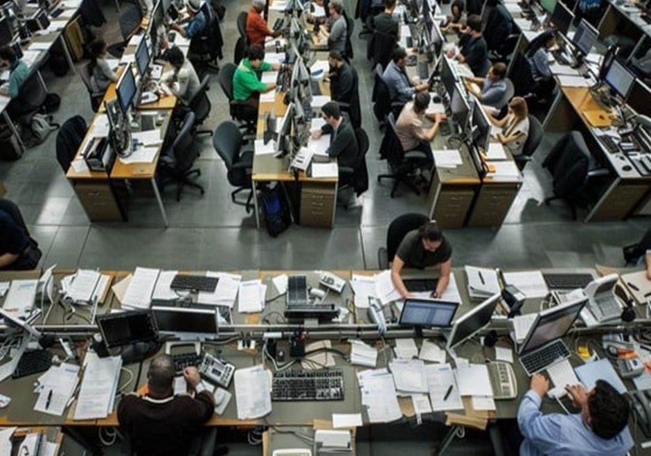 busy-office-hub-stockcake